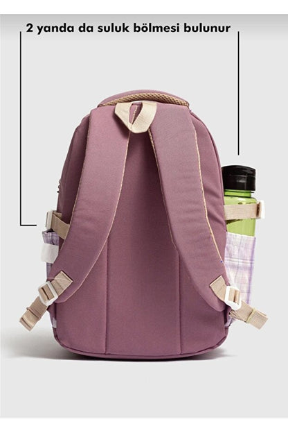 Sac à dos Relaxion  Fed pour école primaire rose et violet Hcrlx1320