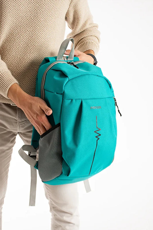 Sac à dos unisexe FOCUX Nil-09 Outdoor (44 cm x 25 cm x 18 cm) pour tous les jours, le sport et toutes les occasions, turquoise