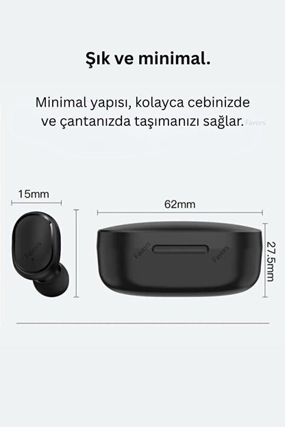 Casque Bluetooth Favors  Dots E6s avec son HD, basses renforcées et microphone de haute qualité