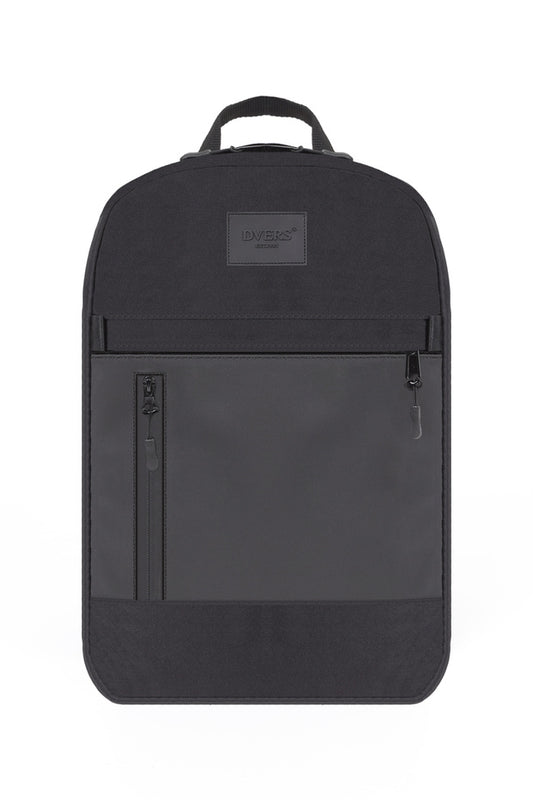 Sac à dos étanche D'VERS  noir à 3 compartiments pour ordinateur portable, compatible avec les ordinateurs portables de 15,6, 16,1 et 16,9 pouces.