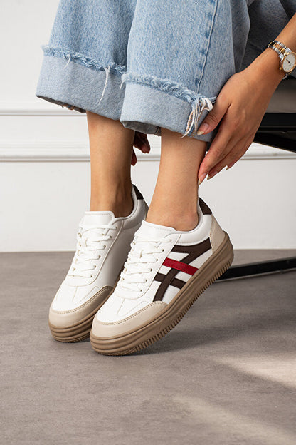 Chaussures de sport décontractées et élégantes pour femmes Pasyone Krep
