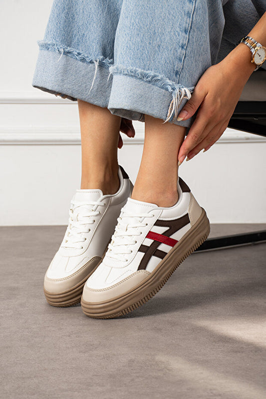Chaussures de sport décontractées et élégantes pour femmes Pasyone Krep