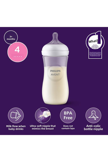 Philips Avent Scy906/01 Model Natural Response PP Baby Bottle - 3 Months 330ml
