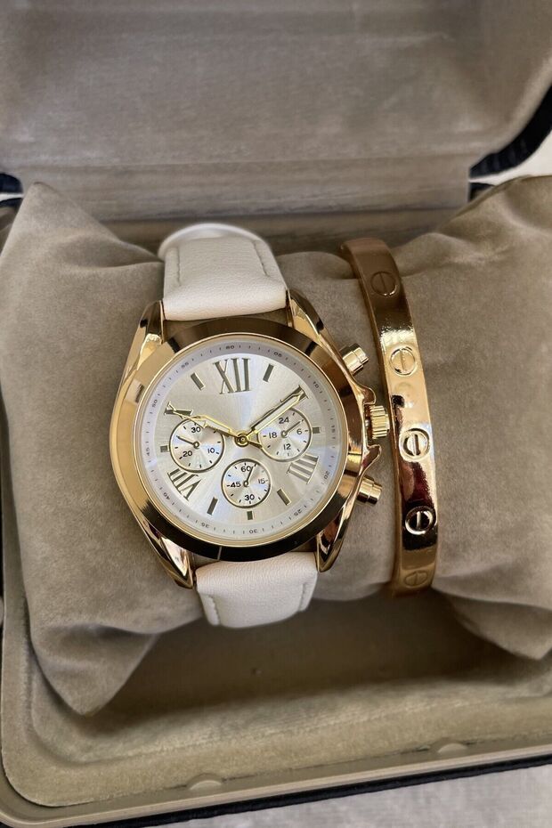 Leerybee  Cartier Élégance : Adoptez la tendance avec cette montre pour femme dotée d’un bracelet en acier ! Bracelet en cuir, boîtier en acier