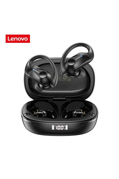 Écouteurs intra-auriculaires de sport Bluetooth LENOVO  Thinkplus LP75 avec indicateur de charge Noir