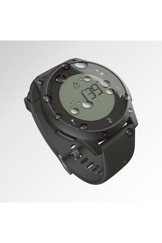 Montre de course à pied Decathlon étanche avec chronomètre - Noire - W100