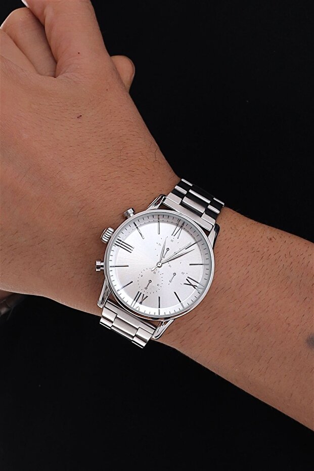 Montre Vitrin Premium Infinity Silver