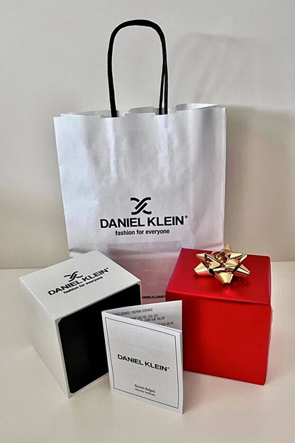 Montre homme Daniel Klein couleur kaki, analogique-numérique, avec emballage cadeau