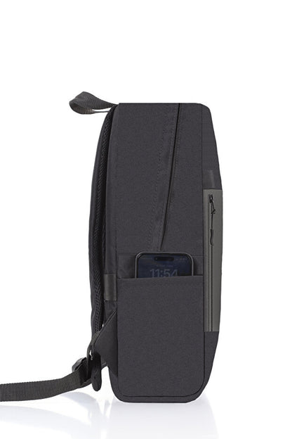 Sac à dos étanche D'VERS  noir à 3 compartiments pour ordinateur portable, compatible avec les ordinateurs portables de 15,6, 16,1 et 16,9 pouces.