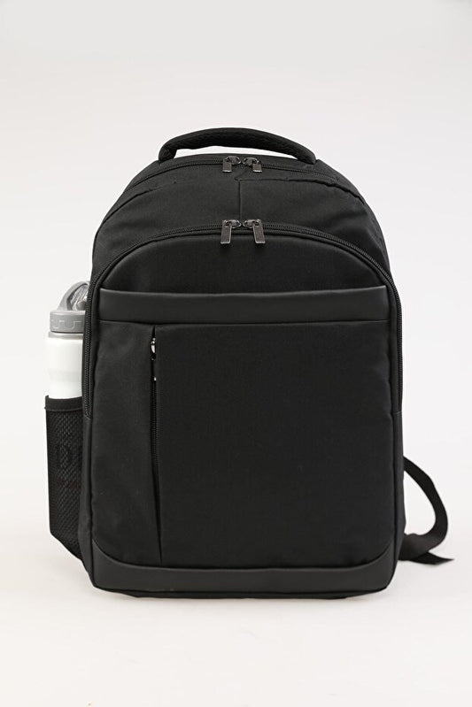 Sac à dos Ramsbury  en tissu imperméable noir, compatible avec les ordinateurs portables de 15,6 pouces