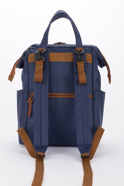 Sac à dos L&M LEGAS MODA  pour soins mère-bébé avec porte-bouteille isotherme et fixation pour poussette (CADEAU INCLUS)