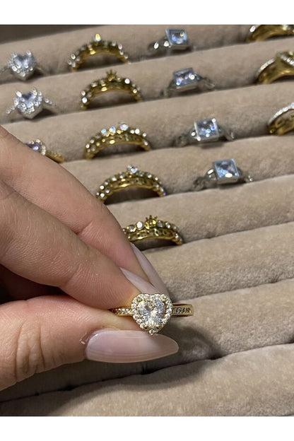 Bague en acier  pour relation sérieuse (ajustable)