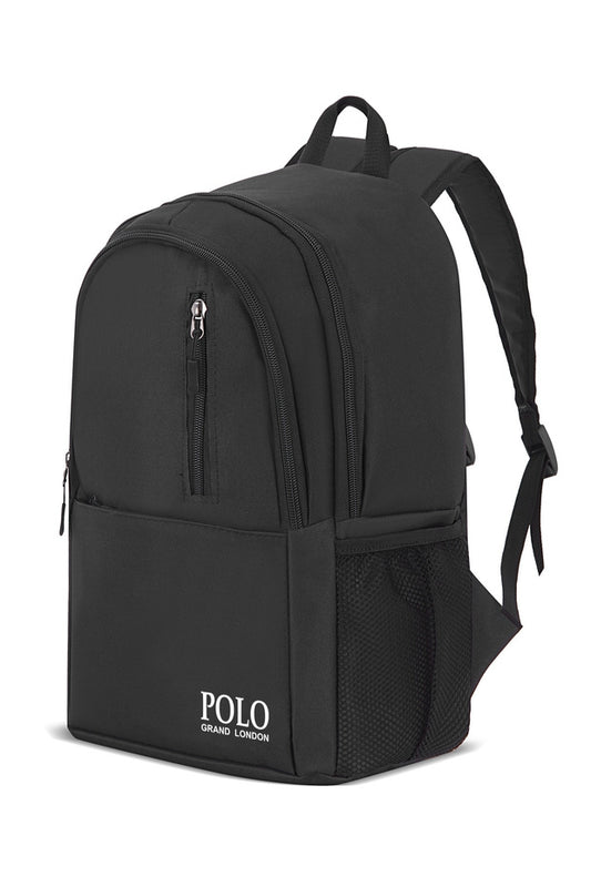 Sac à dos unisexe POLOGRAND London  Original grande capacité, multi-compartiments, imperméable, pour l'école primaire, le collège et le lycée