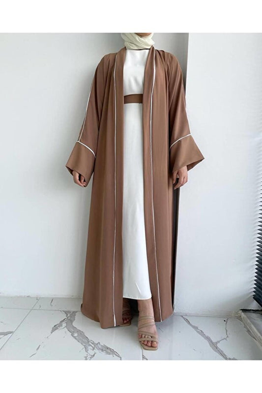 MELEK ARAZ Abaya style latte