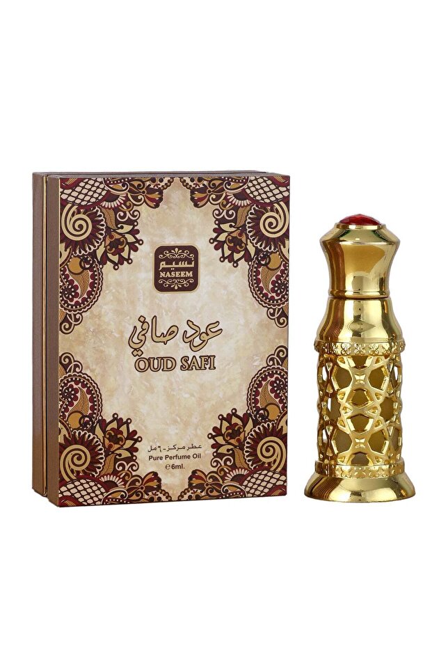Naseem Oud Safi - Huile de parfum concentrée pour homme et femme 6 ml