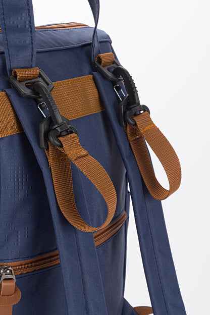 Sac à dos L&M LEGAS MODA  pour soins mère-bébé avec porte-bouteille isotherme et fixation pour poussette (CADEAU INCLUS)