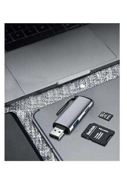 Lecteur de cartes convertisseur Datastar USB 2.0 vers micro SD