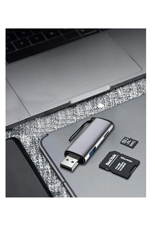Lecteur de cartes convertisseur Datastar USB 2.0 vers micro SD