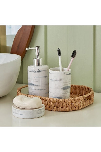 Ensemble d’accessoires de salle de bain en céramique Home Box Frida 3 pièces