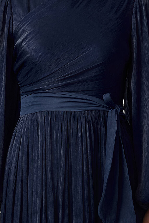 Modest Navy Glittery
