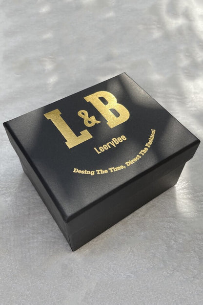 Montre-bracelet Leerybee  pour femme, modèle ATG-19, ornée de bijoux vintage