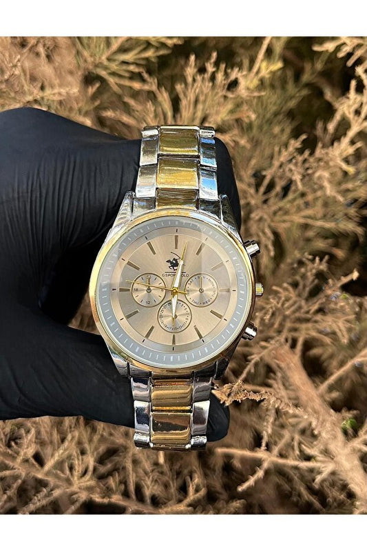Montre homme G-Sport POLO à bracelet en acier