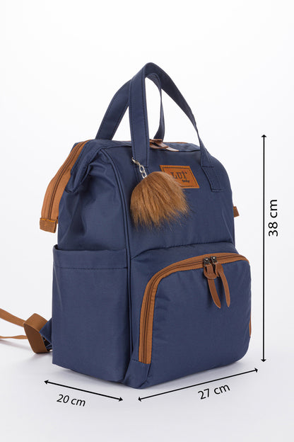 Sac à dos L&M LEGAS MODA  pour soins mère-bébé avec porte-bouteille isotherme et fixation pour poussette (CADEAU INCLUS)