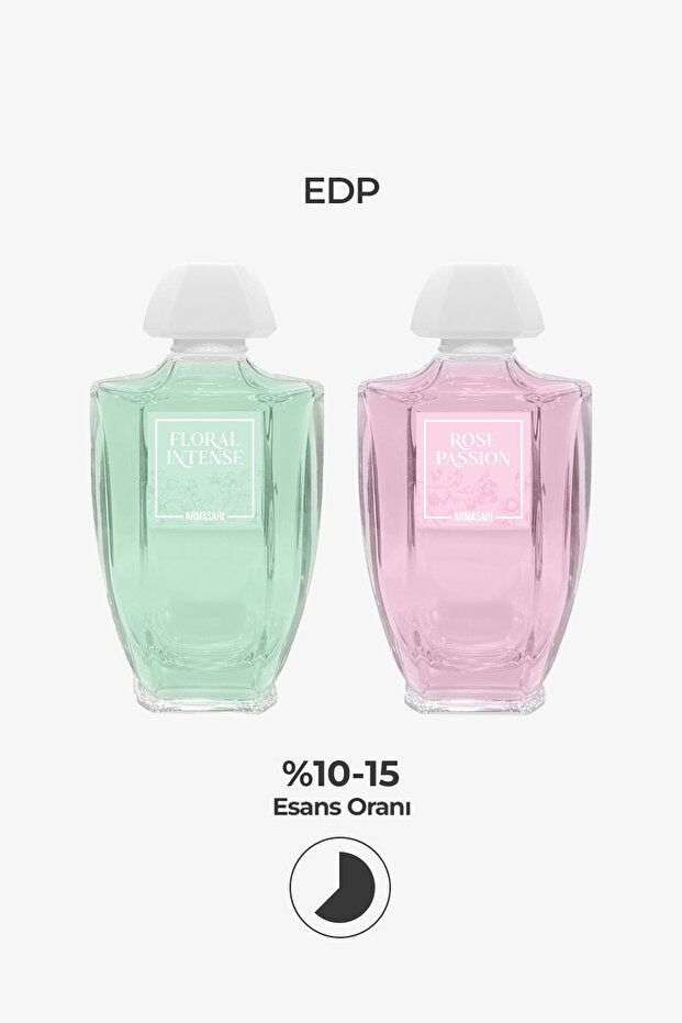 Armasari Rose Passion Eau de Parfum Femme 100ml | Floral et Boisé | Iris, Musc, Vanille, Cèdre, Fleur d'Oranger