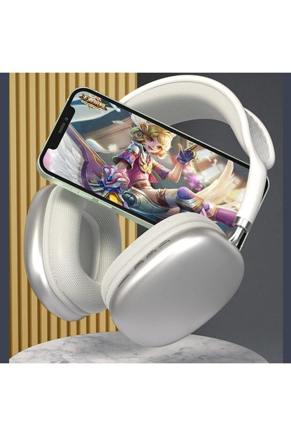 Generic P9 Wireless Headphones With Microphone- Rechargeable Over Ear Bluetooth,sd Slot
