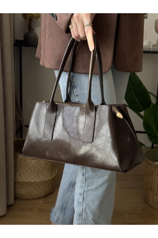 Mèche Atelier depuis  Sac bandoulière Monika pour femme Marron