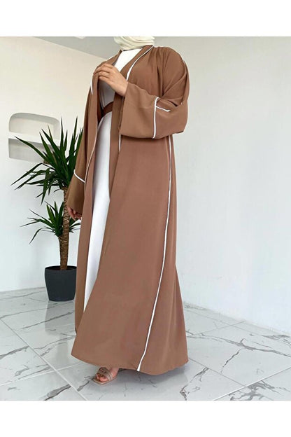 MELEK ARAZ Abaya style latte