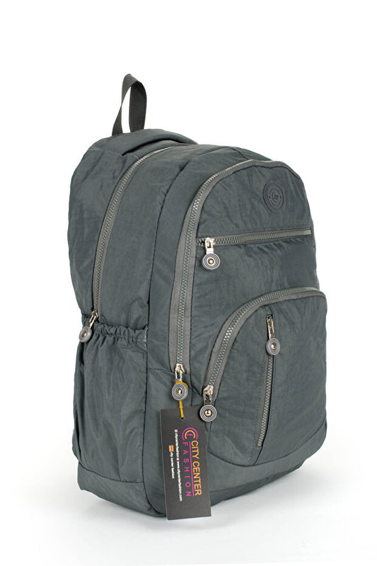 Sac à dos scolaire unisexe citycenterfashion  en tissu froissé imperméable, grande taille, pour collège, lycée et université, cty-lbn-301
