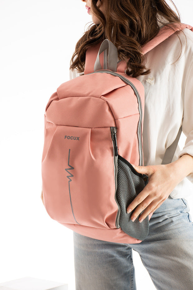 Sac à dos unisexe FOCUX  Nil-09 Outdoor (44 cm x 25 cm x 18 cm) pour tous les jours, sac de sport, sac multifonction, rose