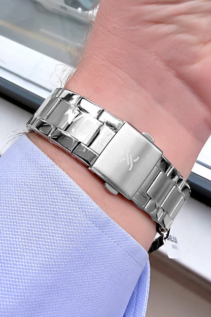 Montre homme Daniel Klein Original, étanche, couleur argent, bracelet en acier, bracelet cadeau Dke2023c4
