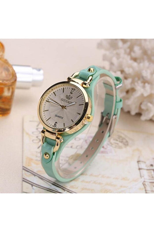 Horloge ronde vintage et rétro Dust Vintage Gyrox marron