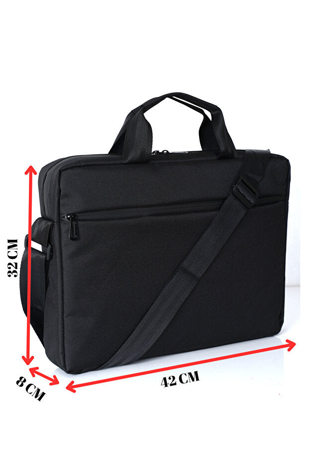 Sacoche pour ordinateur portable RELIANCE 13"-15,6" - Fermeture éclair étanche - Noir