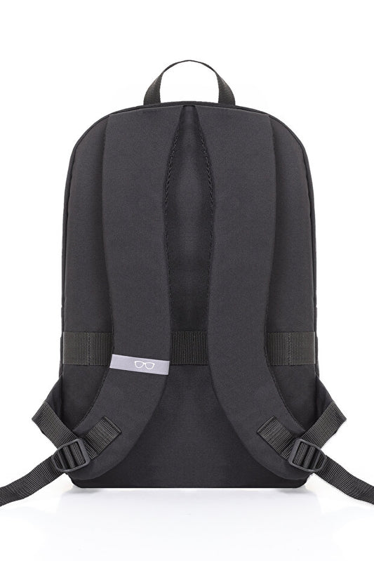 Sac à dos étanche D'VERS  noir à 3 compartiments pour ordinateur portable, compatible avec les ordinateurs portables de 15,6, 16,1 et 16,9 pouces.
