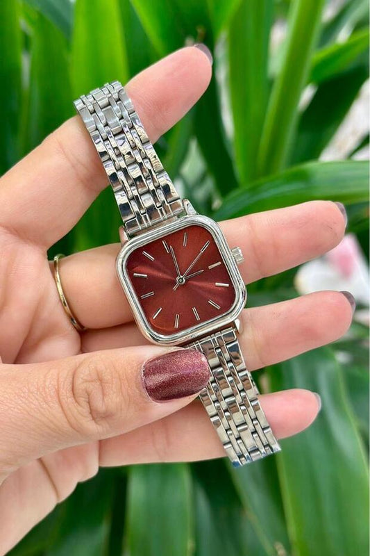 MONTRE POUR FEMME DEEPORA  À BOÎTIER CARRÉ