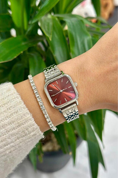 MONTRE POUR FEMME DEEPORA  À BOÎTIER CARRÉ