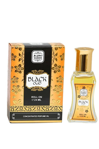 Naseem Oud Noir - Roll-on pour Hommes et Femmes 24ml