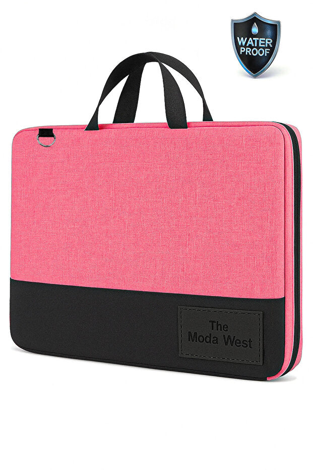 Sacoche pour ordinateur portable Modawest  grise avec bandoulière, format 13-14-15,6-16,1 pouces