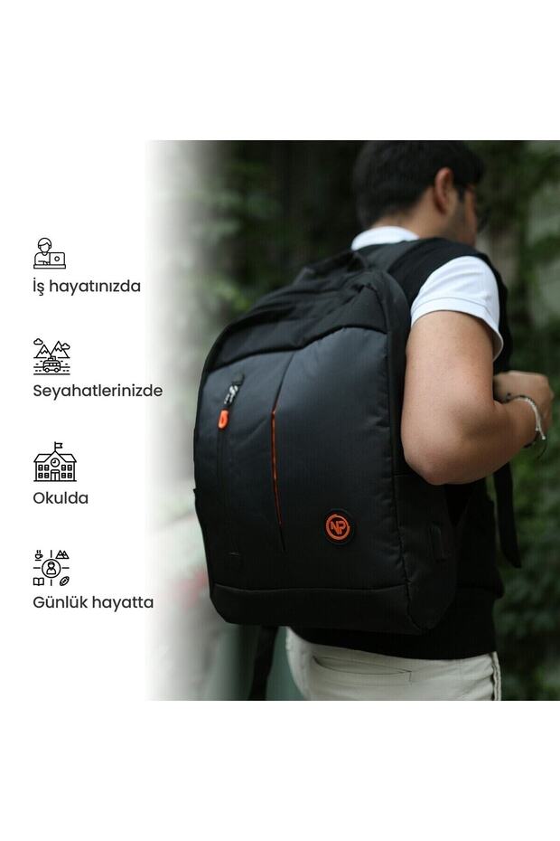 Sac à dos intelligent pour ordinateur portable NPO  Citylife Cl01s 16" - Noir