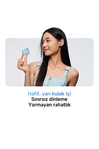 Écouteurs intra-auriculaires Xiaomi Redmi Buds 6 Active - Blanc TWS (Garantie Xiaomi Turquie)