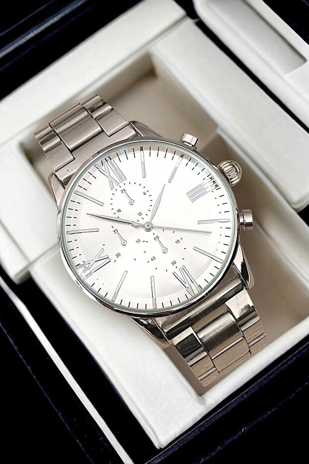 Montre Vitrin Premium Infinity Silver