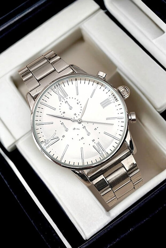 Montre Vitrin Premium Infinity Silver