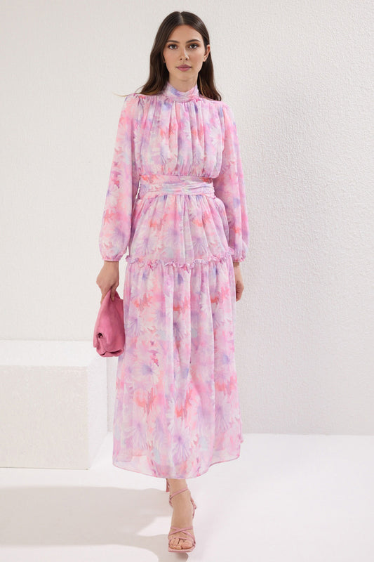 Modest Lilac Floral Print