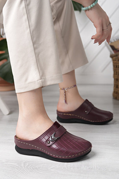 Chaussons décontractés à bout fermé et semelle souple pour femmes de Nazenintasarımlar