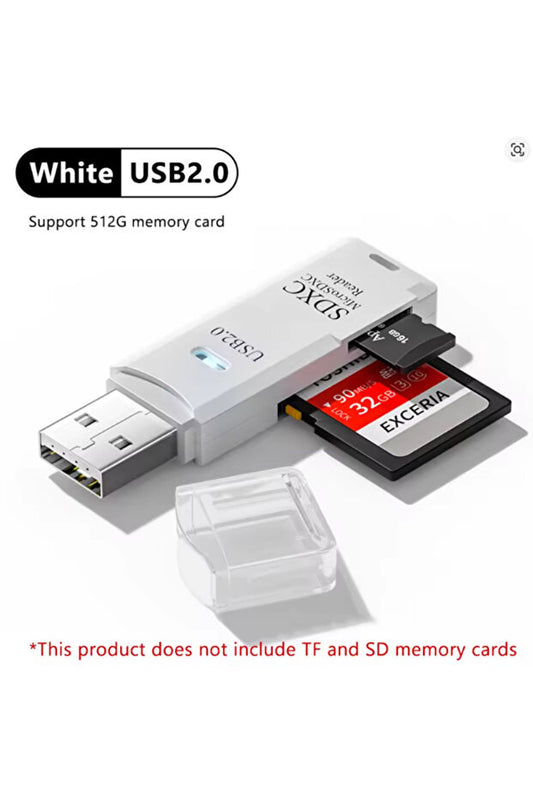 Lecteur de cartes convertisseur Datastar USB 2.0 vers micro SD