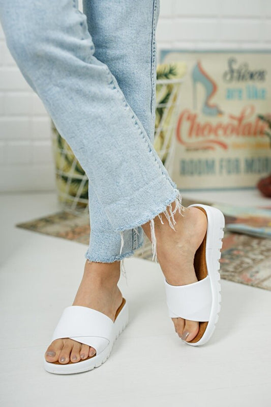 Pantoufles confortables Taran  Danna couleur or pour femmes