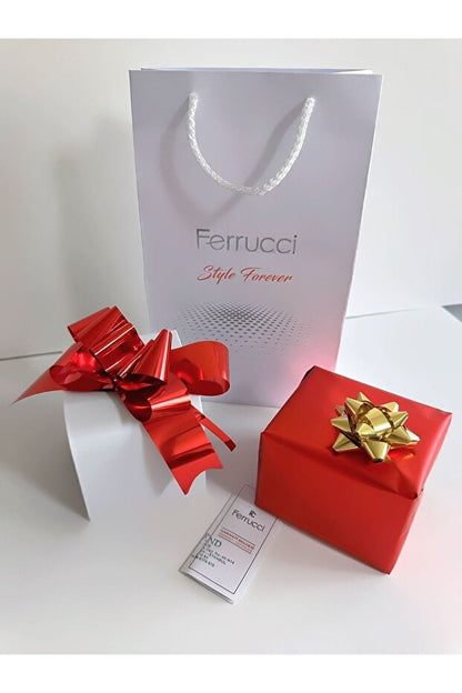 Montre femme Ferrucci , bracelet en acier violet, garantie 2 ans